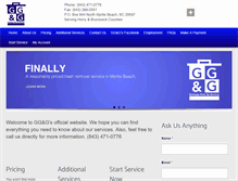 Tablet Screenshot of ggandggarbage.com